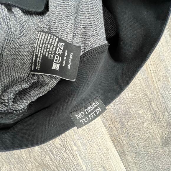 Killstar Baphomet‎ Gothic Occult Gray Black Tie Dye Adult XS Pullover Sweatshirt - Picture 5 of 9